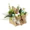 12" Boxed Floral Arrangement with Bunny Easter Decoration